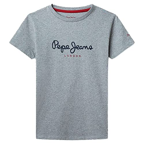 Pepe Jeans Mädchen Art New T-Shirt, grau, 10 Jahre von Pepe Jeans