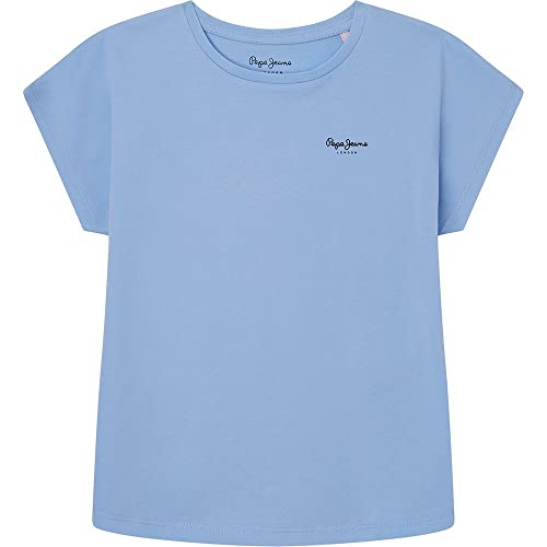 Pepe Jeans Mädchen Bloomy T-Shirt, Blue (Bay), 4 Years von Pepe Jeans