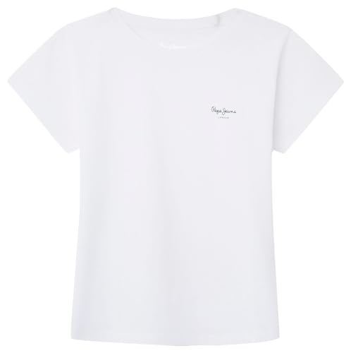 Pepe Jeans Mädchen Bloomy T-Shirt, Weiß (Weiß), 16 Jahre von Pepe Jeans
