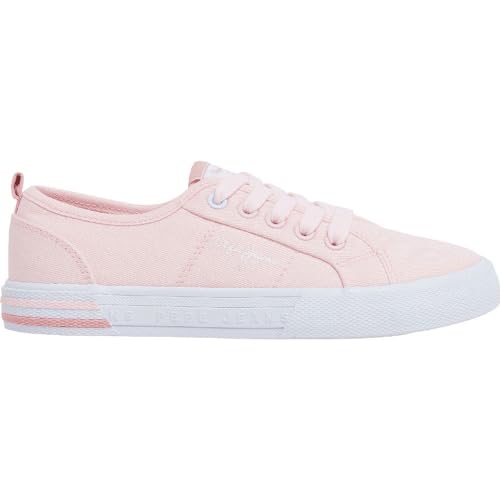Pepe Jeans Mädchen Brady Basic G Sneaker, Pink (Pink), 3 von Pepe Jeans