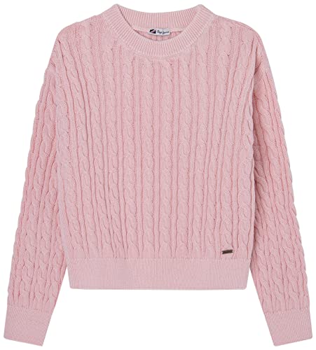 Pepe Jeans Mädchen Cora Knitwear, Pink (Soft Pink), 16 Years von Pepe Jeans