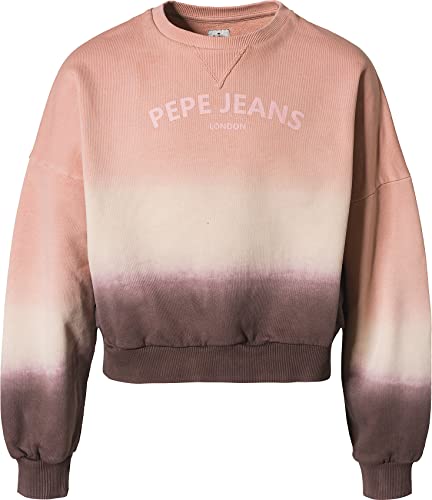 Pepe Jeans Mädchen ESPERIA Sweatshirt, 308CLOUDY PINK, 8 Jahr von Pepe Jeans