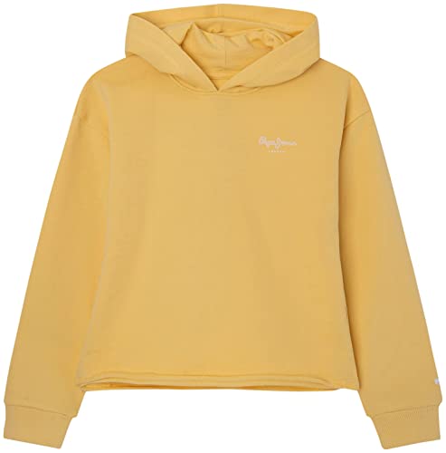 Pepe Jeans Mädchen Elicia Summer Hooded Sweatshirt, Yellow (Shine), 12 Years von Pepe Jeans