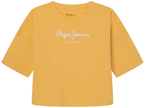 Pepe Jeans Mädchen Gisella T-Shirt, Yellow (Shine), 12 Years von Pepe Jeans