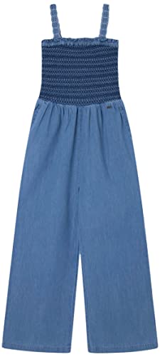 Pepe Jeans Mädchen Jammie Jumpsuit, Blue (Bay), 8 Years von Pepe Jeans