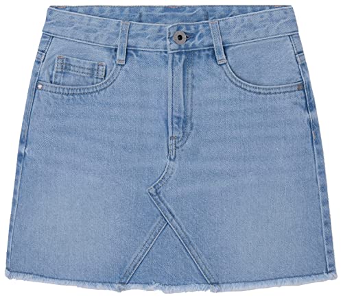 Pepe Jeans Mädchen Jeans Kourtney Skirt, Blau (Denim-pr0), 12 Jahre von Pepe Jeans