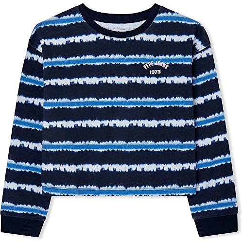 Pepe Jeans Mädchen Joselyne Sweatshirt, Blue (Dulwich), 14 Years von Pepe Jeans