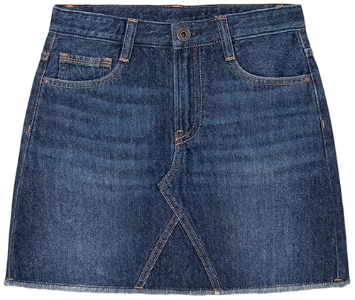 Pepe Jeans Mädchen Kourtney Skirt, Blue (Denim-DR2), 8 Years von Pepe Jeans