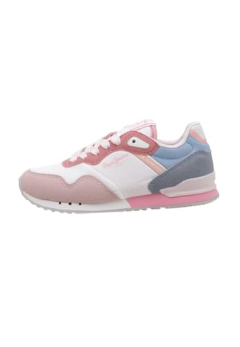 Pepe Jeans Mädchen London Urban G Sneaker, Pink (Soft Pink), 4 von Pepe Jeans