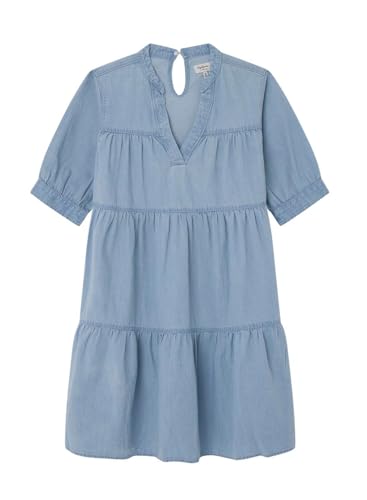 Pepe Jeans Mädchen Lush Jr Kleid, Blau (Denim), 12 Jahre von Pepe Jeans