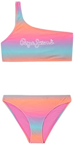 Pepe Jeans Mädchen Mauvety Two Piece Swimsuit, Multicolour (Multi), 4 Years von Pepe Jeans