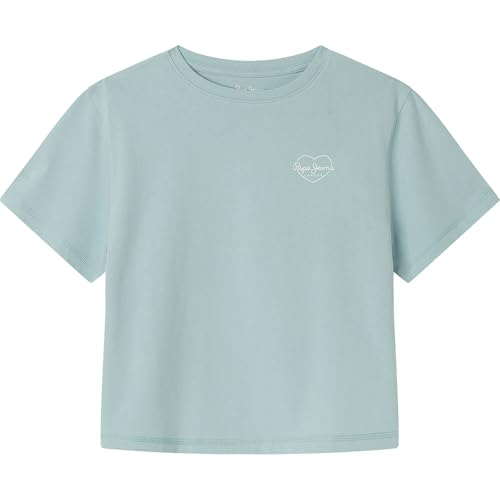 Pepe Jeans Mädchen Nicka T-Shirt, Blau (Hellblau), 16 Jahre von Pepe Jeans