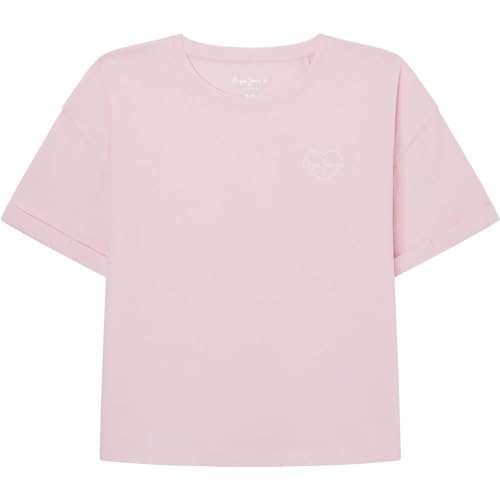 Pepe Jeans Mädchen Nicky T-Shirt, Pink (Pink), 12 Jahre von Pepe Jeans