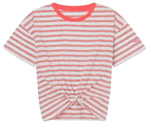 Pepe Jeans Mädchen Nira T-Shirt, Weiß (Mousse White), 10 Jahre von Pepe Jeans