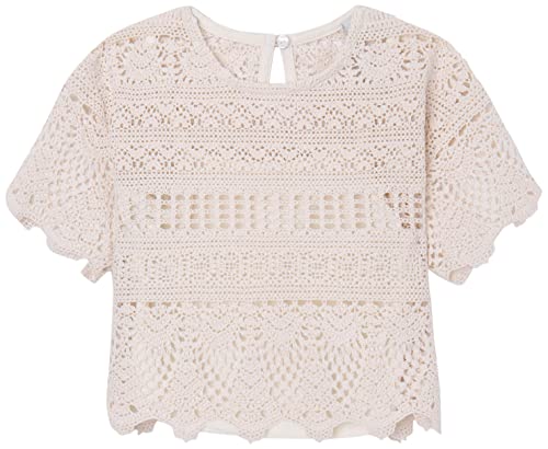 Pepe Jeans Mädchen Noelle Blouse, White (Mousse), 4 Years von Pepe Jeans