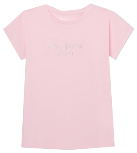 Pepe Jeans Mädchen Nuria T-Shirt, Pink (Pink), 12 Jahre von Pepe Jeans