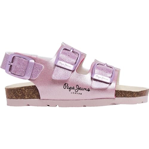 Pepe Jeans Mädchen Oban Bay Gk Sandale, Rosa (Washed Rose Pink), 13 von Pepe Jeans