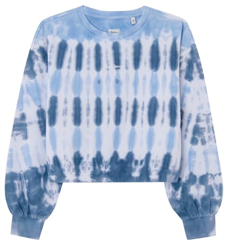 Pepe Jeans Mädchen Olesya Sweatshirt, Blau (Sea Blue), 12 Jahre von Pepe Jeans