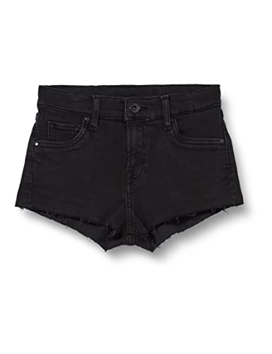 Pepe Jeans Mädchen Patty Shorts, Black (Denim-XM1), 10 Years von Pepe Jeans