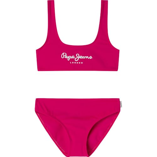Pepe Jeans Mädchen Pepe Sc Bikini-Set, Rosa (Fuchsia), 4 Jahre von Pepe Jeans