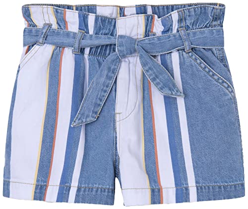 Pepe Jeans Mädchen Pheebe Shorts, Blue (Denim), 18 Years von Pepe Jeans