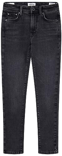 Pepe Jeans Mädchen Pixlette High, Schwarz (Denim-vs1), 12 Jahre von Pepe Jeans