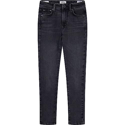 Pepe Jeans Mädchen Pixlette High Jeans, Black (Denim-VS1), 16 Years von Pepe Jeans
