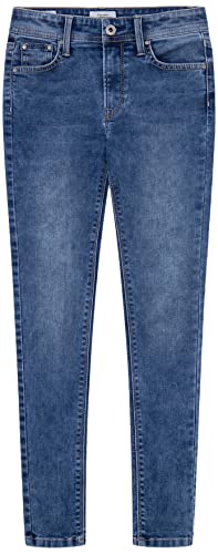 Pepe Jeans Mädchen Pixlette High Jeans, Blue (Denim-JR5), 18 Years von Pepe Jeans