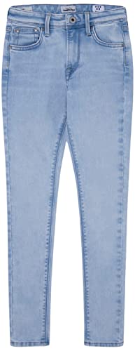 Pepe Jeans Mädchen Pixlette High Jeans, Blue (Denim-PE2), 18 Years von Pepe Jeans