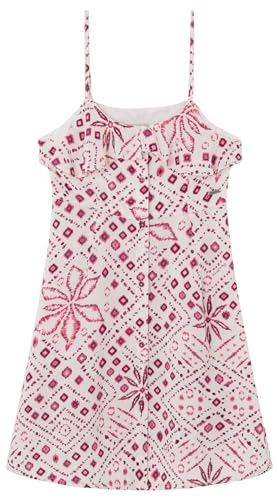 Pepe Jeans Mädchen-Qamar-Kleid, Weiß (Mousse White), 10 Jahre von Pepe Jeans