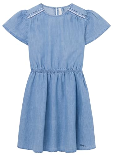 Pepe Jeans Mädchen-Quincy-Kleid, Blau (Chambray Blue), 14 Jahre von Pepe Jeans