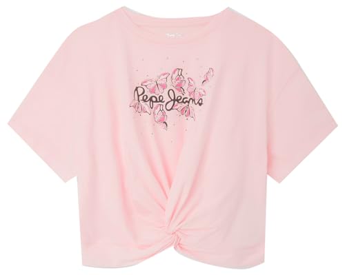 Pepe Jeans Mädchen Quindara T-Shirt, Pink (Pink), 12 Jahre von Pepe Jeans