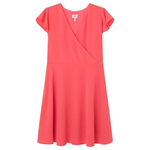 Pepe Jeans Mädchen-Rachna-Kleid, Rot (Crispy Red), 10 Jahre von Pepe Jeans