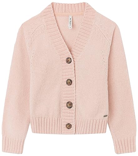 Pepe Jeans Mädchen Renae Cardigan Sweater, Pink (Ash Rose), 14 Years von Pepe Jeans