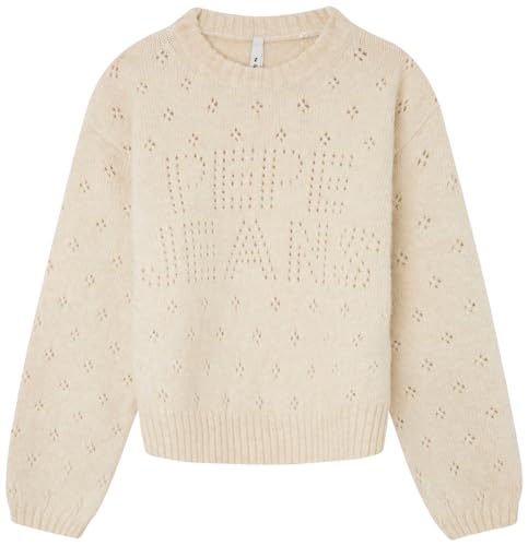 Pepe Jeans Mädchen Roberta Pullover Sweater, Beige (Ivory), 14 Years von Pepe Jeans