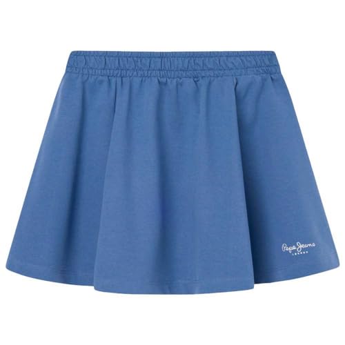 Pepe Jeans Mädchen-Rock „Nery“, Blau (Seeblau), 10 Jahre von Pepe Jeans
