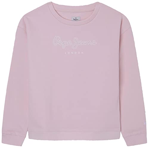 Pepe Jeans Mädchen Rose Sweatshirt, Pink (Soft Pink), 12 Years von Pepe Jeans