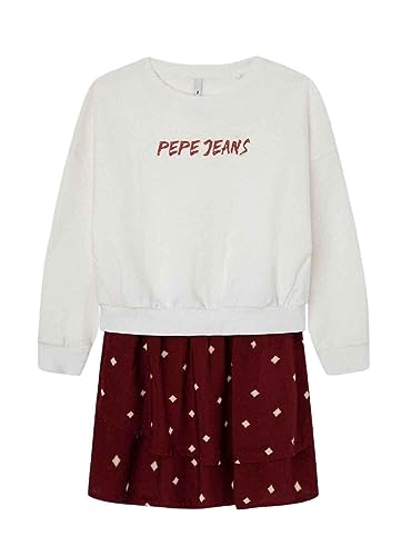 Pepe Jeans Mädchen Saidi Dress, Multicolour (Multi), 8 Years von Pepe Jeans