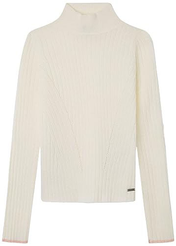 Pepe Jeans Mädchen Seretta Pullover Sweater, White (Mousse), 14 Years von Pepe Jeans