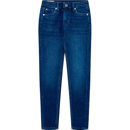 Pepe Jeans Mädchen Skinny Hw Jr Pg201675 Jeans, Blau (Denim-cr8), 14 Jahre von Pepe Jeans
