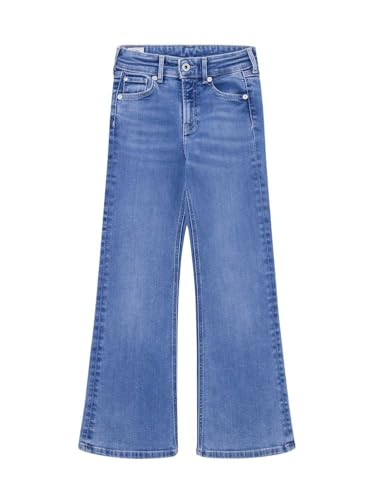 Pepe Jeans Mädchen Slim Fit Flare Hw Jr Pg201677 Jeans, Blau (Denim-ir2), 16 Jahre von Pepe Jeans