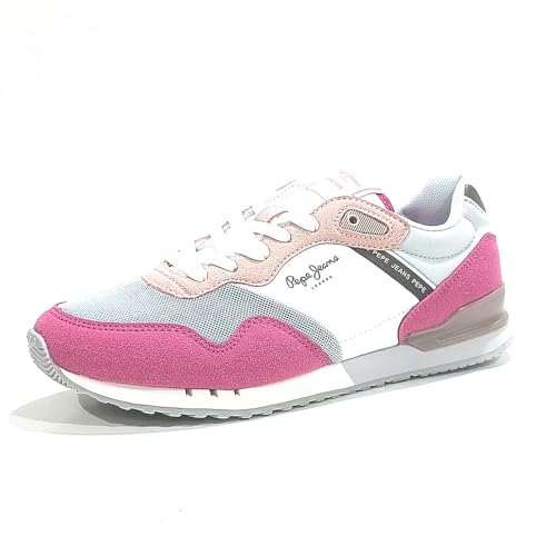 Pepe Jeans Mädchen-Sneaker London Urban G, Rosa (Sundae Pink), 2,5 von Pepe Jeans