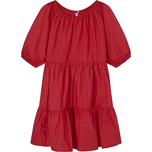 Pepe Jeans Mädchen Soraya Dress, Red (Studio Red), 14 Years von Pepe Jeans