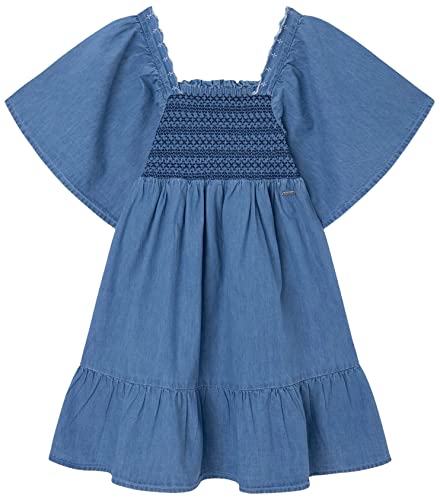 Pepe Jeans Mädchen Soronaty Dress, Blue (Bay), 12 Years von Pepe Jeans