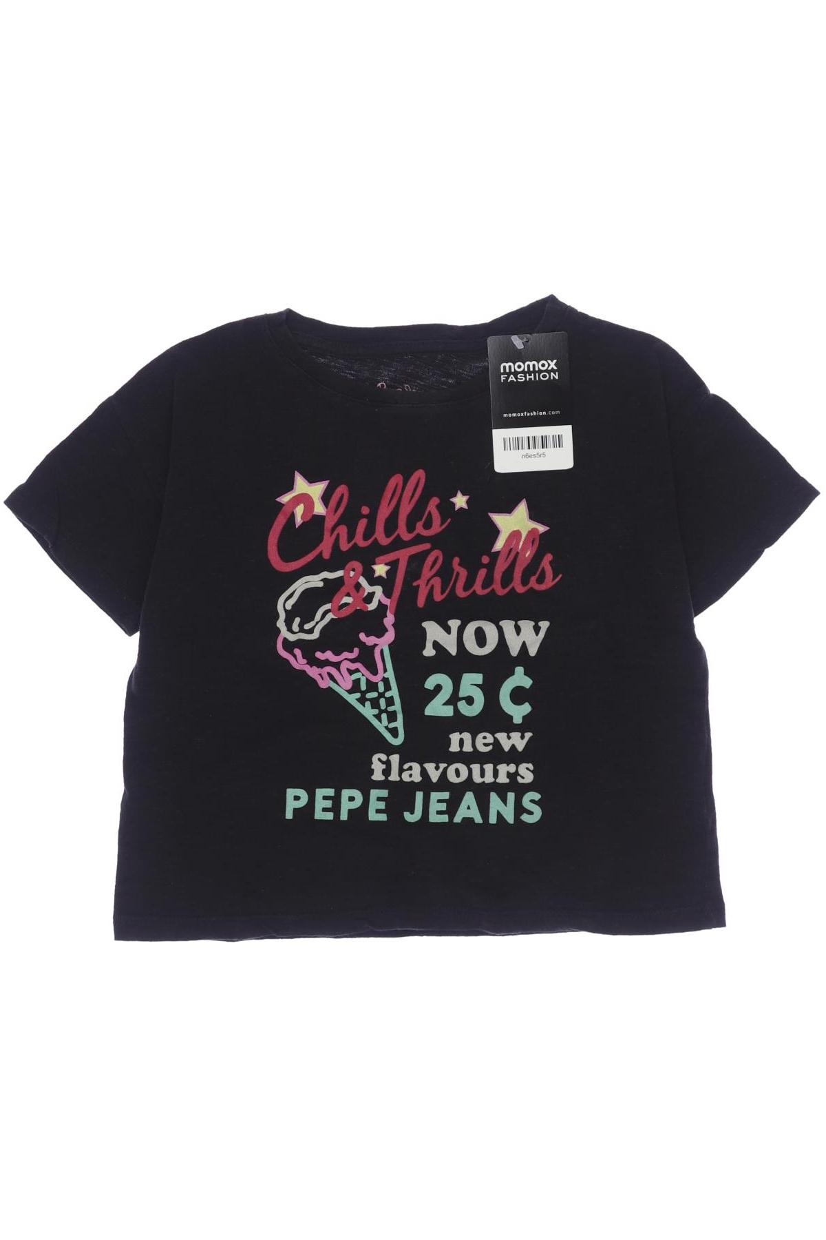 Pepe Jeans Mädchen T-Shirt, schwarz von Pepe Jeans