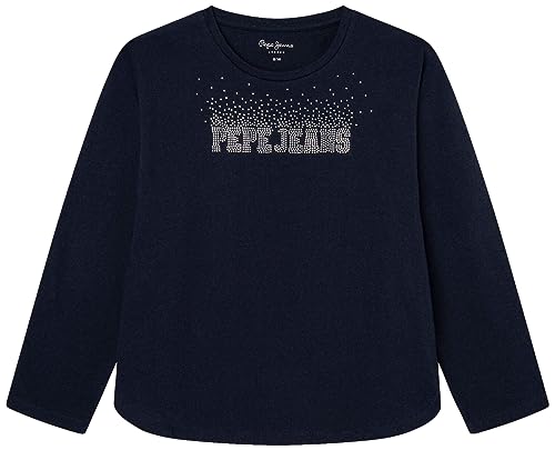 Pepe Jeans Mädchen Vanessa T-Shirt, Blue (Dulwich), 8 Years von Pepe Jeans