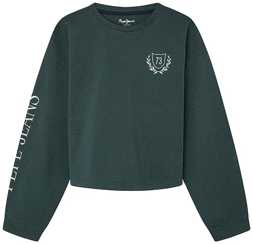 Pepe Jeans Mädchen Vera T-Shirt, Green (Regent Green), 10 Years von Pepe Jeans