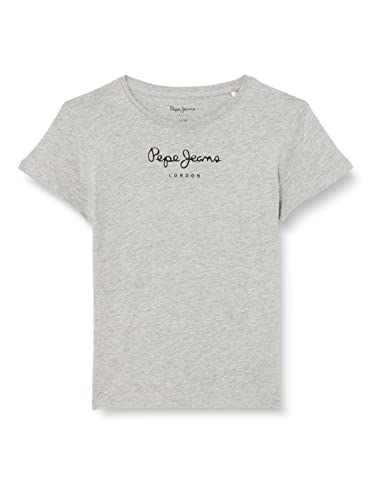 Pepe Jeans Mädchen Wenda T-Shirt, Grey (Grey Marl), 4 Years von Pepe Jeans