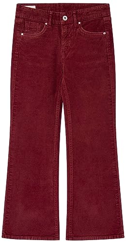 Pepe Jeans Mädchen Willa Jr Pants, Red (Burgundy), 14 Years von Pepe Jeans