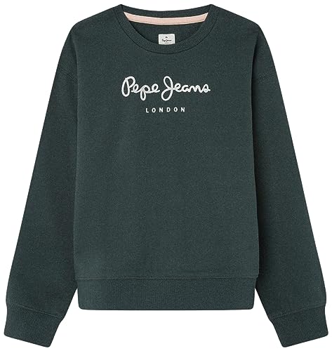 Pepe Jeans Mädchen Winter Rose Sweatshirt, Green (Regent Green), 14 Years von Pepe Jeans